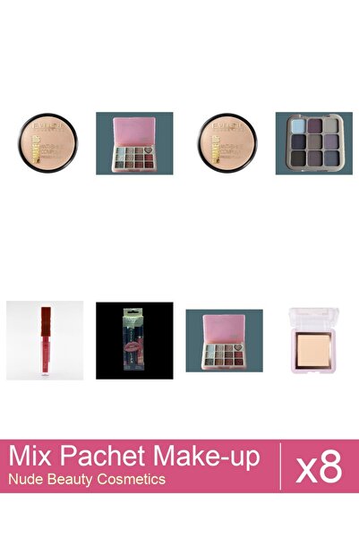 Makeup Set Mix 8 produse Palete Makeup: Paleta Make-up ,True Eyes , Nr 02, Pa...