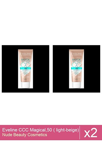 Makeup Set 2x Eveline CCC Magical,50 ( light-beige) , 30 ml