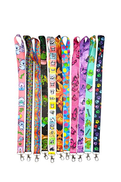 CİCCİBİCCİSHOP 10’LU POP ART & EĞLENCE TEMALI DÜDÜK İPİ ,OYUN ASKI İPİ SETİ