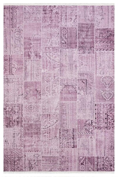 halinet Halı.Net Multi-Colored Ethnic Bohemian Washable Living Room Carpet Pi...