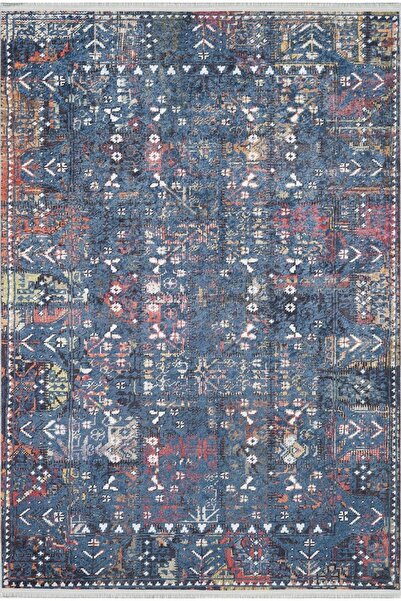 halinet Halı.Net Anthracite Modern Washable Non-Slip Living Room Carpet Haln-...
