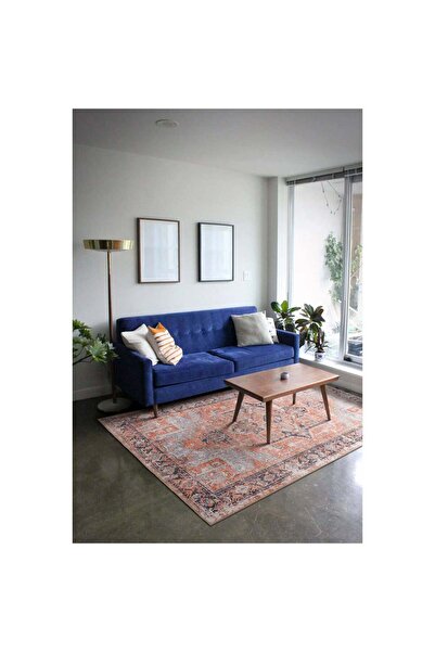 halinet Halı.Net Multi-Colored Ethnic Bohemian Washable Non-Slip Living Room ...