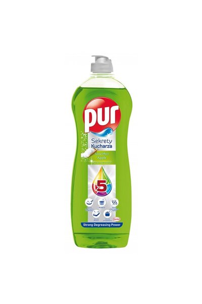 Generic PUR Apple, detergent lichid pentru spalat vase, manual, 750ml