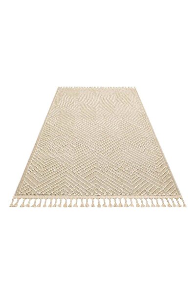 halinet Halı.Net Cream Modern Washable Non-Slip Living Room Carpet Eco-Soho-1...