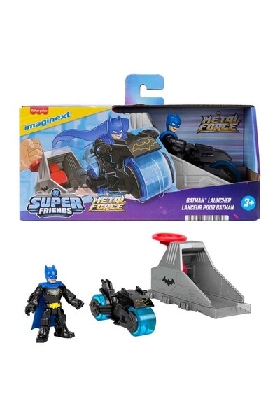 Imaginext DC Super Friends Aksiyon Figürü ve Fırlatma Seti Batman Launcher