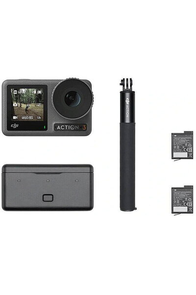 DJI Osmo Action3 Πακέτο Περιπέτειας Περιλαμβάνει τώρα σταθμό φόρτισης. x 3