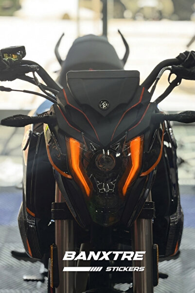 Banxtre Falcon S188 Motosiklet için Far Filmi Far Tasarım Sticker Etiket (Sağ...