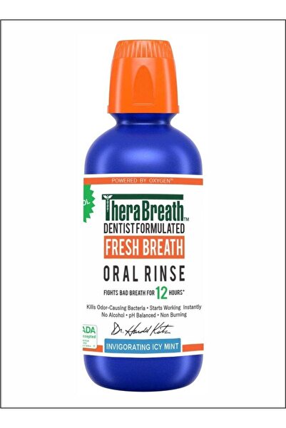 Therabath Therabreath Healthy Gums Oral Rinse Invigorating Icy Mint, Single P...