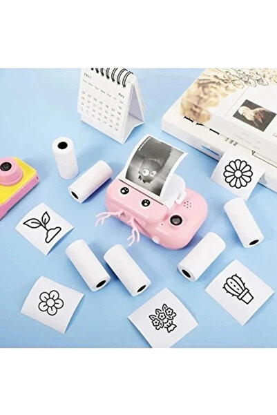 Vothoon Çocuk Fotoğraf Makinesi Yedek Termal Baskı Kağıdı (6'lı Rulo) – 57x25mm