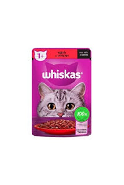 Whiskas SIĞIRLI 12 ADET 85 GR YAŞ KEDİ MAMASI