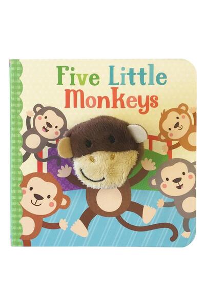 Cottage Door Press Five Little Monkeys (Finger Puppet Board Book)