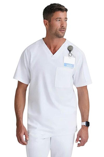 Barco Grey's Anatomy by Evan Halat medical pentru bărbați, Alb (GRT091)