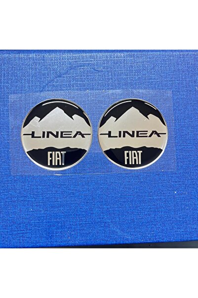 alfa damla etiket Fiat - linea Metalize Damla Etiket Logo 2 Adet