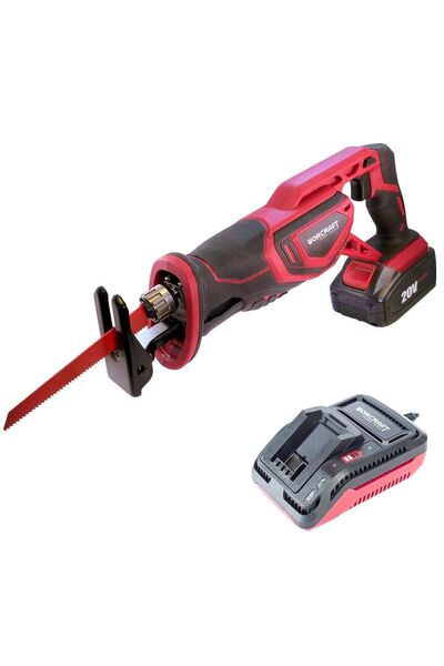 Worcraft Fierastrau tip sabie, 20V Li-ion, cu acumulator 2Ah, incarcator,