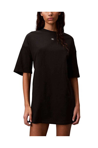 Calvin Klein Γυναικείο Κοντομάνικο Φόρεμα Μαύρο LV047F228G-UB1