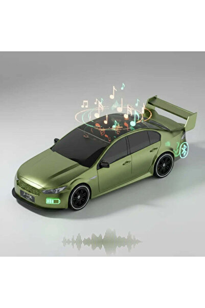 J-İPOK Boxă portabilă Bluetooth P338T – Design mașină sport, LED, FM, 10W – V...