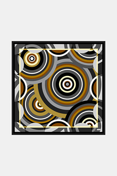 Vakko GEOMETRİK DESENLİ TWILL İPEK EŞARP