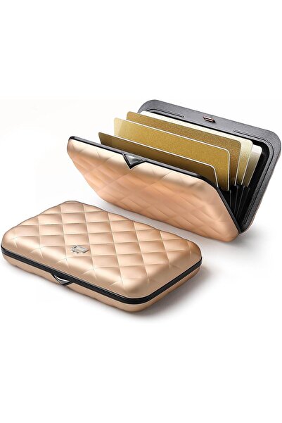 Ögon Ogon - Designs - Lady Case Aluminum Wallet for Women - Padded Metal Wall...