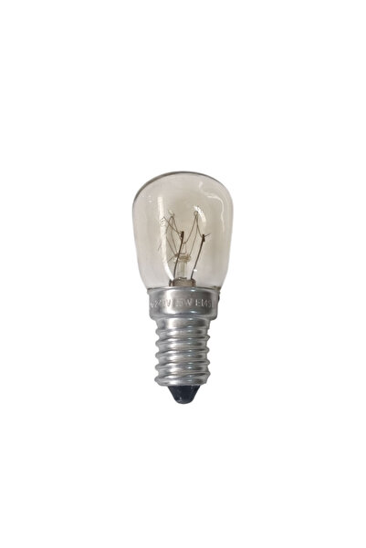 SULSALT 15 Watt E14 Duy Tuz Lambası Ampulü Şeffaf Isıya Dayanıklı Fırın Buzdo...