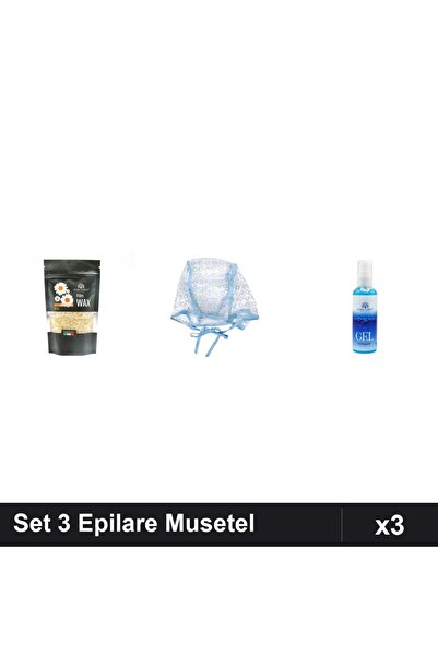 Makeup Set 3 Epilare Musetel 100g + Casca Suvite + Gel Dupa Epilare 100ml