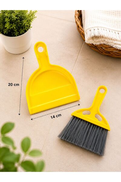 Home Mini broom and cleaning brush set