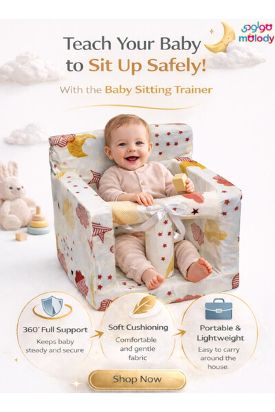 molody Padded Baby Sitting Learning Chair - Safe and Ergonomic Infant Support...