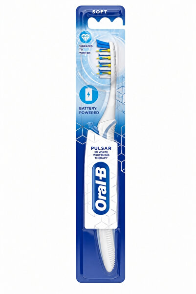 Oral-B Pulsar 3D White Whitening Therapy Soft Pilli Diş Fırçası