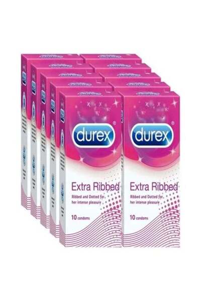Durex Play واقيات ذكرية ديوركس إكسترا ريبيد - عبوة من 10 قطع