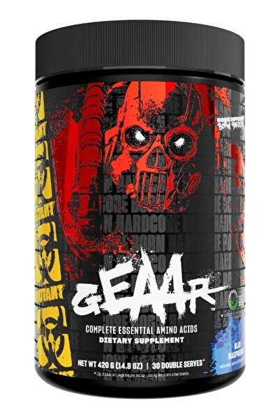 MUTANT GEAAR Complete Essential Amino Acids 30 Double Serves Blue Raspberry 4...