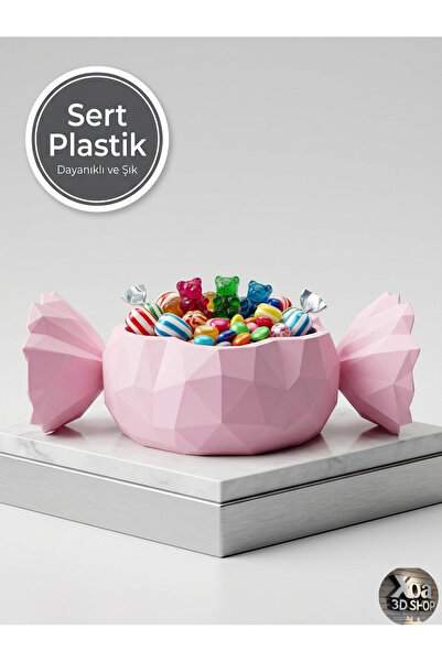 XOA Collection Lovy | Şekerlik Dekoratif Kase – 3D Baskı Plastik Modern Tasar...