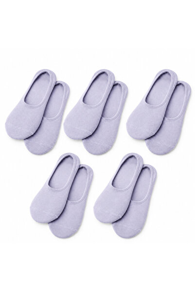 Novotex Set of 5 Insoles, Short Socks, Women's Serena Socks with Silicone – P...