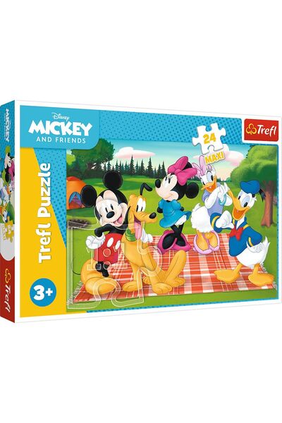 NO BRAND PUZZLE TREFL 24 MAXI DISNEY MICKEY MOUSE ȘI PRIetenii Preferati ai l...