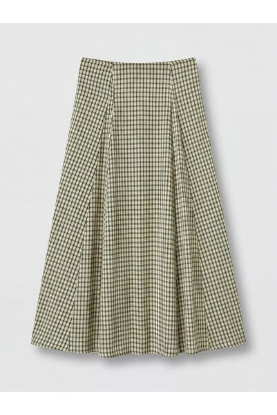 LC Waikiki LCW Modest Ekose Pileli Etek
