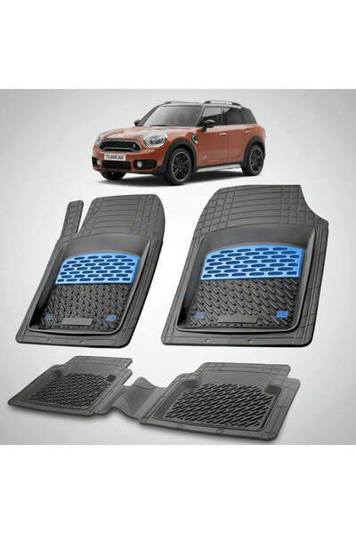TEAMCAR MINI Countryman F60 Πατάκια δαπέδου 2017-2024 |   Μπλε Έκδοση – Ομαδι...