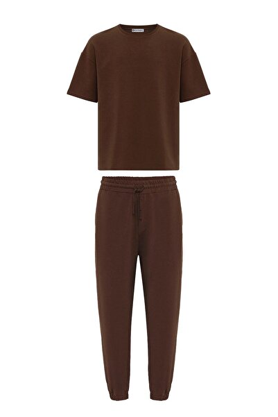S13 Store Elasticated leg basic oversize tracksuit set
