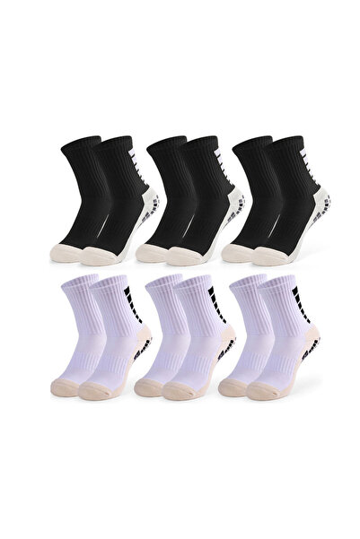 JInsh 6 pairs Soccer Socks Athletic Socks For Men，Non Slip Football Basketbal...