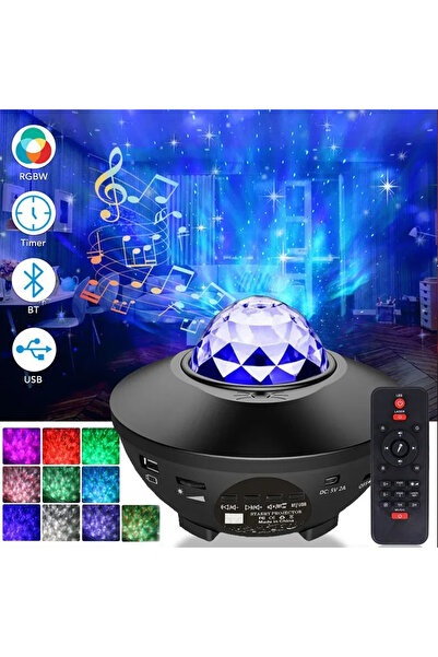 Primo Plus Galaxy Star Projector with Music Speaker for Bedroom Decoration an...