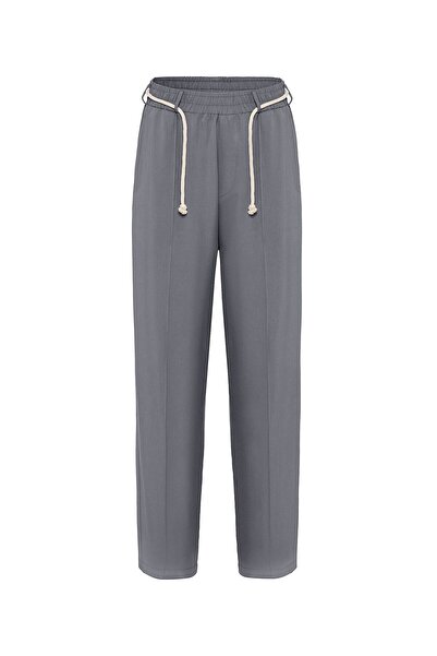 S13 Store Baggy lyocell pants with belt detail