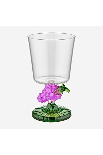 CHIARA ALESSI Grape Şeffaf Borosilikat Cam Kadeh 8,5X15 Cm