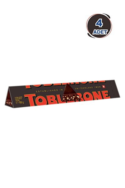 KENT Toblerone Bitter Çikolata 100 G - 4 Adet