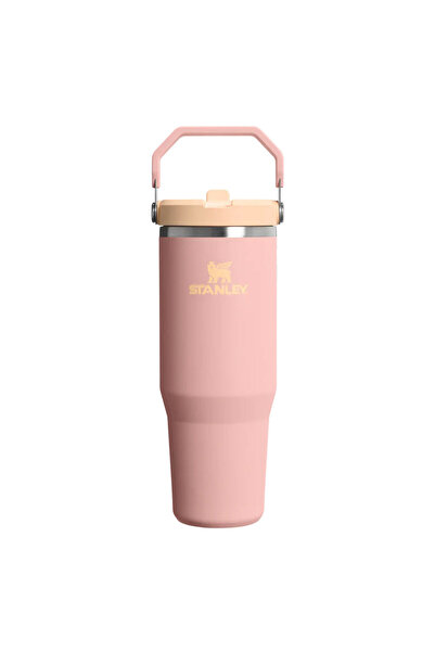 Stanley The IceFlow Flip Straw Pipetli Termos Bardak 0,89 LT Peach Rose