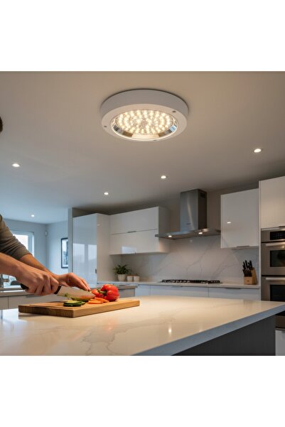 DELIGHT Plafoniera LED Rotunda Pentru Bucatarie 12W 6500K