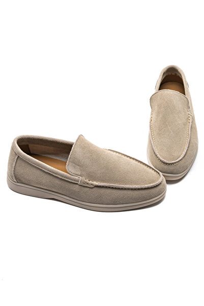 Pantoful Mocasini Barbati din piele naturala 5NXE58 Cafea
