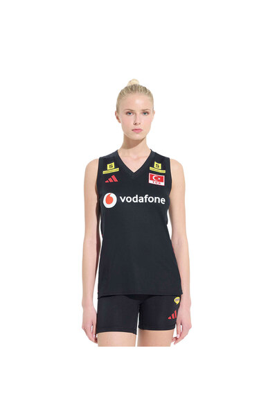 adidas Turkey National Team Women's Black Volleyball Jersey Km7476