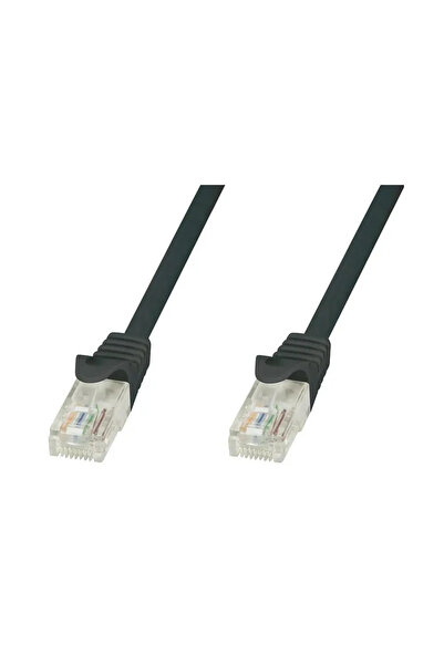 Techly Cablu patch Cat.5e UTP CCA 0,5m negru