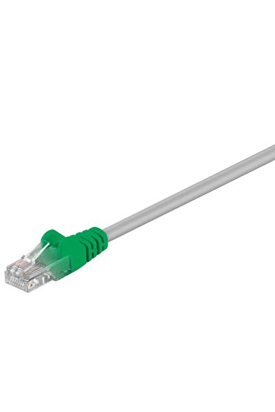 goobay Cablu patch crossover CAT 5e, U/UTP 68864, 5 m, Gri, verde