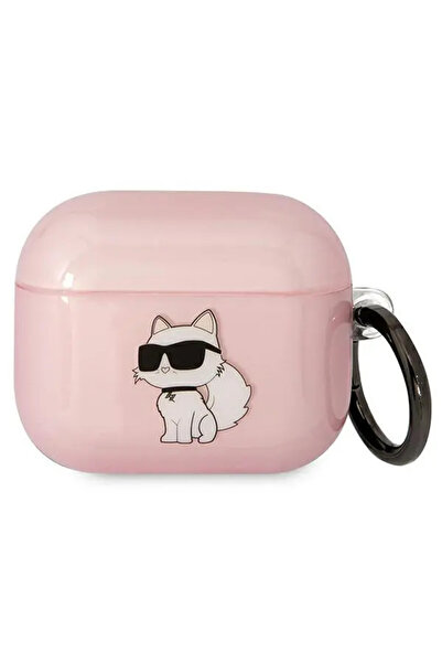 Karl Lagerfeld KLA3HNCHTCP Apple AirPods 3 pink Ikonik Choupette