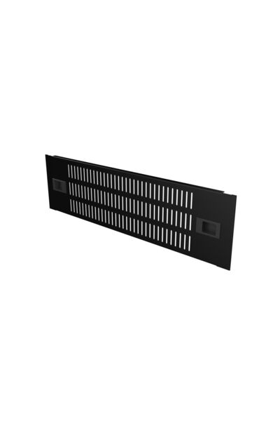 Lanview Panou orb ventilat cu blocare prin apăsare, 2U 19 ", negru
