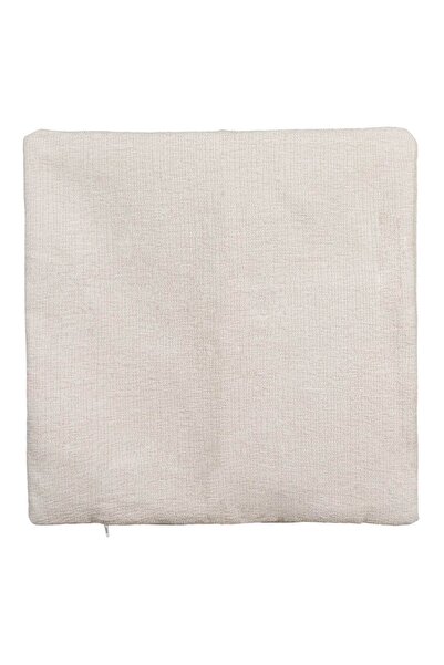 Zumzeria Chenille Ecru Decorative Pillow Cover 40x40cm