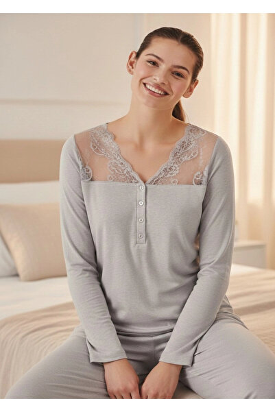 Dorelux Gray Women's Pajama Set